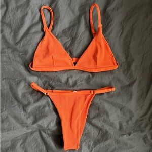 San Lorenzo orange Bikini Set